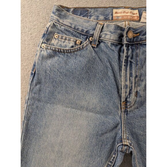 Old Navy Jeans Womens Size 8 Blue Bootcut Just Below Waist 100% Cotton - Picture 2 of 14